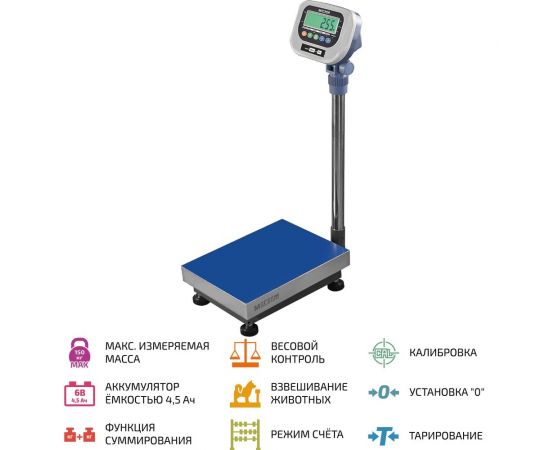 Напольные весы МЕГЕОН 50415W к0000027766 – изображение 2