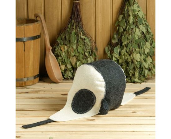 Модельная шапка для бани Добропаровъ Шлемофон 5303396 – изображение 2