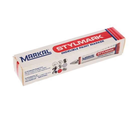 Маркер-краска в металлической тубе Markal Stylmark, 3,0 мм, жёлтый 96653 – изображение 2