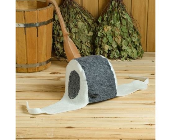 Модельная шапка для бани Добропаровъ Шлемофон 5303396 – изображение 3