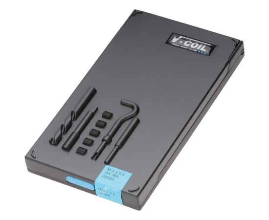 Набор для восстановления резьбы VOELKEL V-Coil М3,0x0,5, 24 пр. V04005 – изображение 3