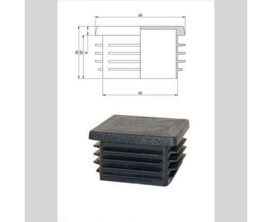Заглушка Элимет 100 шт, 60x60 мм БП-00002452 – изображение 3