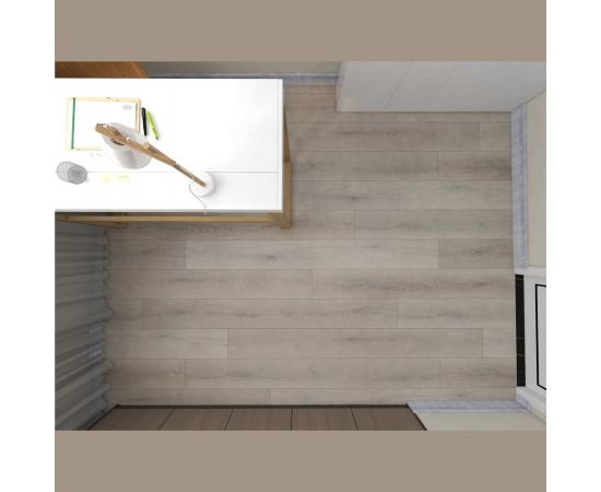 Ламинат Floorwood Unit Дуб Фолибер 43 класс, толщина 4 мм, с микрофаской, влагостойкий, 2,63 кв. м 4017 – изображение 4