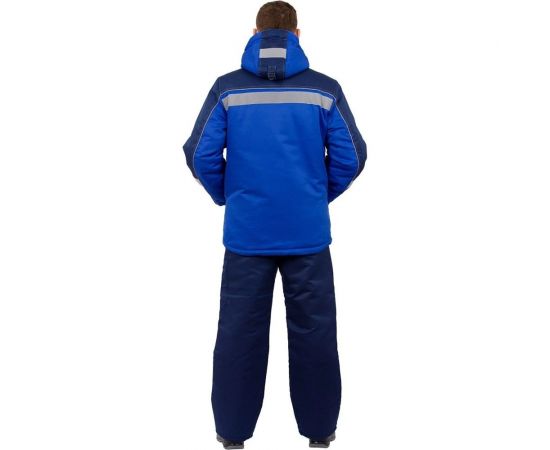 Куртка Эксперт Спецодежда Страйк, василек/темно-синий, зимняя, р. 60-62, рост 170-176 6446000033558 – изображение 4