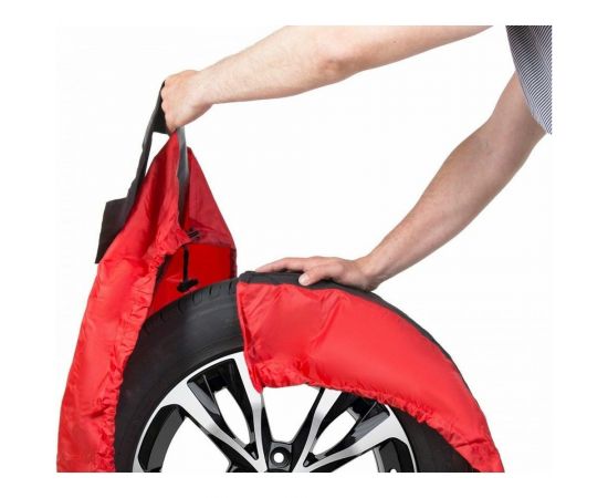 Чехлы для хранения автомобильных колес AutoFlex 4 шт., размер от 15” до 20”, цвет черный 80401 – изображение 4