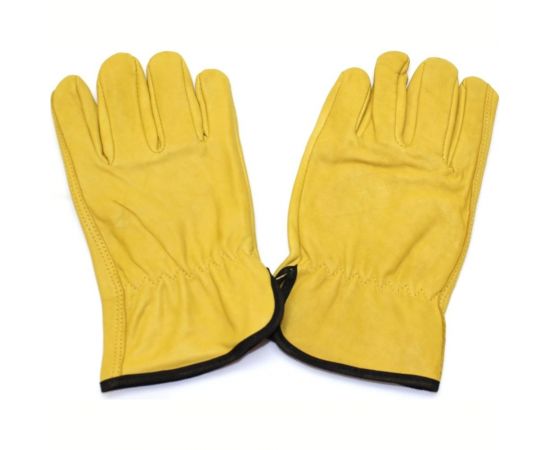 Кожаные желтые перчатки Дока ДРАЙВЕР RX 5003, 10 АВ с подкладкой DK.3500.06681 – изображение 4