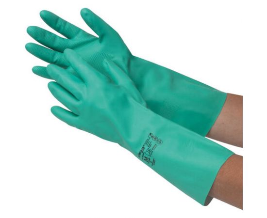 Нитриловые перчатки ЛАЙМА НИТРИЛ EXPERT, 70 гр/пара, химически устойчивые, гипоаллергенные, М 605001 – изображение 4