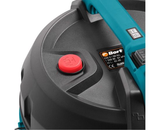 Пылесос для сухой и влажной уборки BORT BSS-1530 BLACK 93412628 – изображение 6