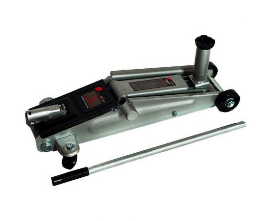 Подкатной домкрат СЕРВИС КЛЮЧ 3 т, 150-530 мм, с подстаканником, 75040 