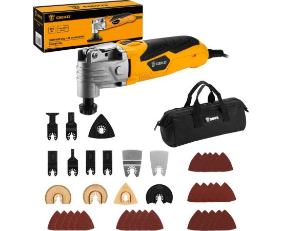 Быстрозажимной реноватор DEKO DKOT600 + набор предметов 38 шт. 063-4276 