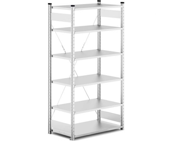 Стеллаж 6 полок, 1000х300х2500 KlestO МE256-310 1000500 