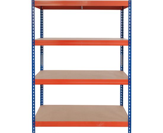 Металлический стеллаж AR SHELVING Rivet Stabil L 192x120x50 см, 4 полки ХДФ TR18S402KJFEJ4TCI0 