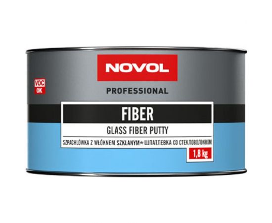 Шпатлевка Novol FIBER со стекловолокном 1.8 кг X6118502 