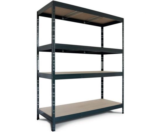 Металлический стеллаж AR SHELVING Rivet 400 180x180x60 см, 4 полки ХДФ TR18S406KHKFD8TCI0 