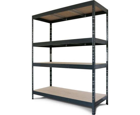 Металлический стеллаж AR SHELVING Rivet 300 180x150x60 см, 4 полки ХДФ TR18S403KHIFD8TCI0 