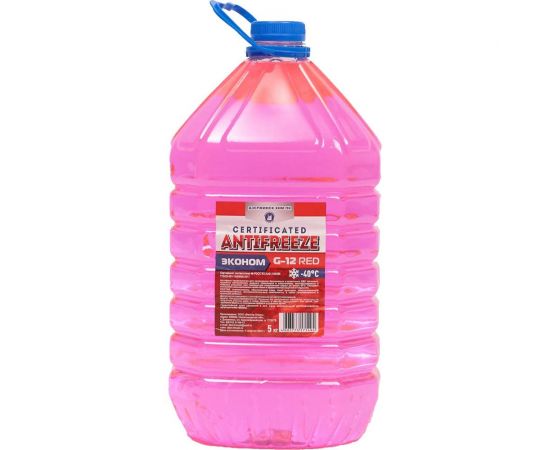 Антифриз Partex красный, G12, -40 °C, 5кг НФ-00002441 