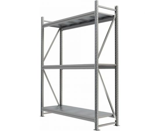 Металлический стеллаж IRONMEBEL Optimus Pro h-2000 Zn, 3 яруса 1500х800 M-СГР20001500800ОЦ3 