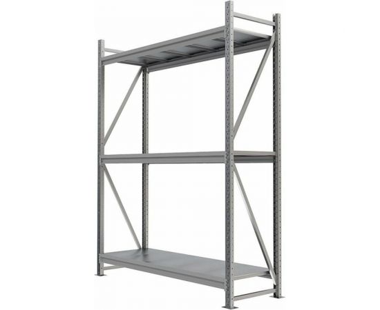 Металлический стеллаж IRONMEBEL Optimus Pro h-2000 Zn, 3 яруса 1200х500 M-СГР20001200500ОЦ3 