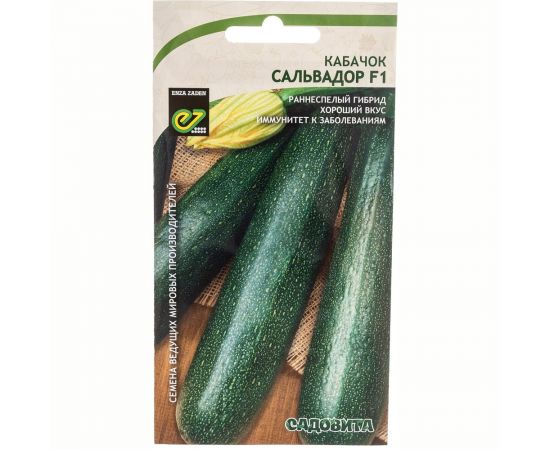 Семена САДОВИТА Кабачок Сальвадор F1 5 семечек 00183513 