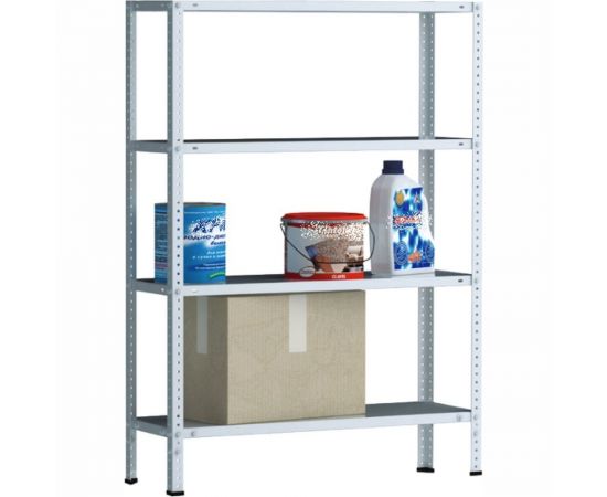 Стеллаж Завод металлоизделий METOS 1800x700x400 мм, 4 полки 22013610 