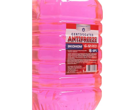 Антифриз Partex красный, G12, -40 °C, 5кг НФ-00002441 – изображение 2