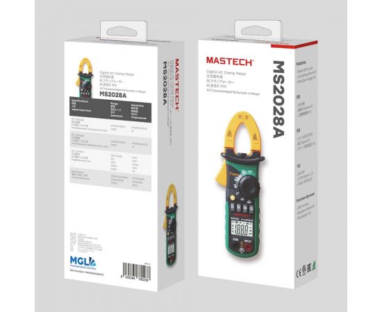 Токовые клещи Mastech MS2028A TRUE RMS 13-1316 – изображение 2