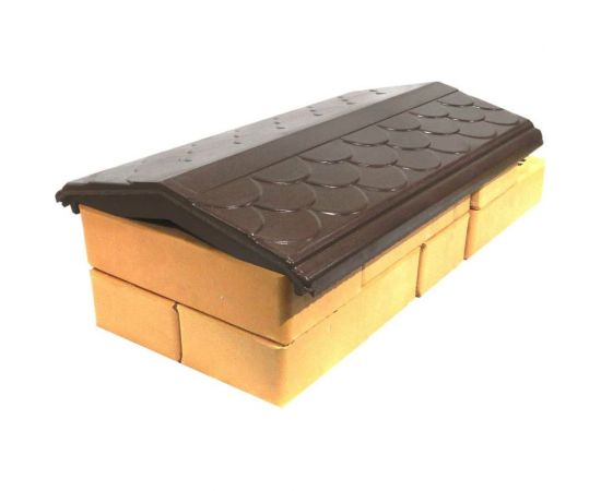 Парапет на забор ООО ТК ""Титан"" Тетто Элит Чешуя 250 мм, шоколад 51307ЧШЭ – изображение 2