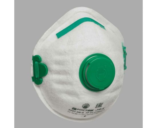 Фильтрующая полумаска РОСТОК модель 3Ф-К, FFP 1 NR D, 5 шт 00-00000693 – изображение 2