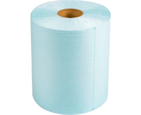 Нетканый протирочный материал Puretech W68 68 гр/м2, 1 слой, голубой, 38x30 см, 500 л/рулон W68385 – изображение 2