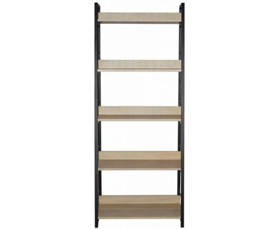 Стеллаж на металлокаркасе BRABIX LOFT SH-003 600х350х1500 мм, 5 полок, цвет дуб натуральный 641236 – изображение 2