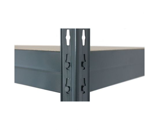 Металлический стеллаж AR SHELVING Rivet 400 180x180x60 см, 4 полки ХДФ TR18S406KHKFD8TCI0 – изображение 3