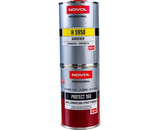 Эпоксидный грунт Novol с отвердителем 0,8л и 0,8л PROTECT 360 X6126967 – изображение 3