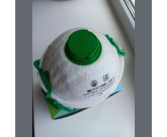 Фильтрующая полумаска РОСТОК модель 3Ф-К, FFP 1 NR D, 5 шт 00-00000693 – изображение 3