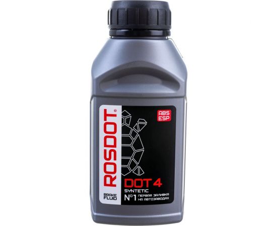 Тормозная жидкость ROSDOT 4, в бутылке 250 г 430101Н17 – изображение 3