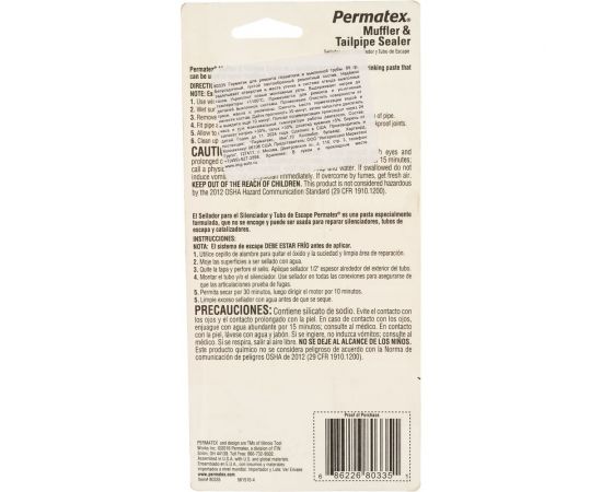 Герметик глушителя и выхлопной трубы PERMATEX MTK-1 80335 – изображение 3