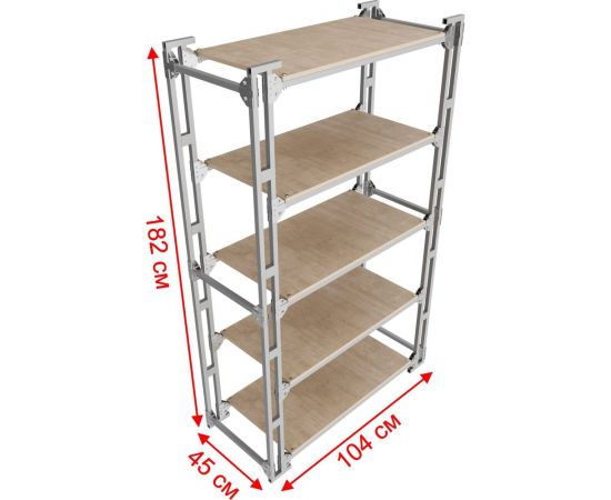 Стеллаж АКТИВАГРО.РФ 5 полок 085 – изображение 4