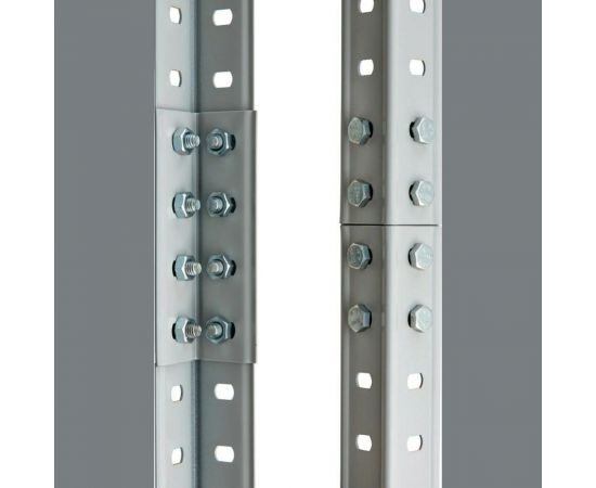 Металлический стеллаж BRABIX MS KD-200/50-5 2000х1000х500 мм, 5 полок, сборная стойка 291120 – изображение 4