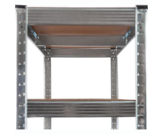 Металлический стеллаж AR SHELVING Stabil S 180х90х40 см, оцинкованный, 5 полок МДФ TS18500/07ZG00 – изображение 5