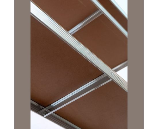 Металлический стеллаж AR SHELVING Stabil S 180х90х40 см, оцинкованный, 5 полок МДФ TS18500/07ZG00 – изображение 7