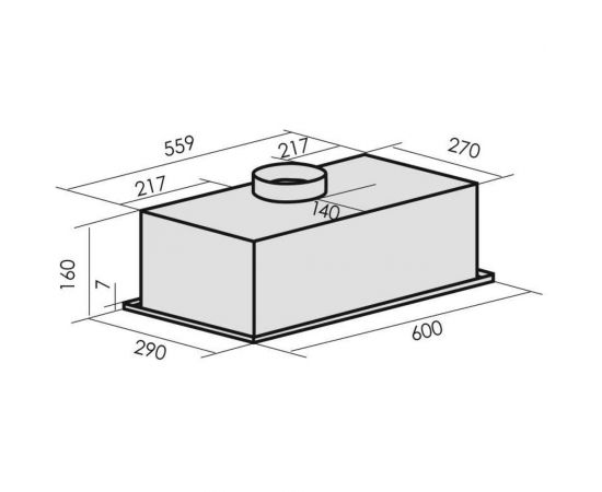 Кухонная вытяжка MBS MONSTERA 160 BLACK 5255 – изображение 7