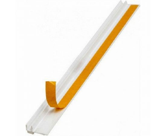 Профиль ПВХ Примыкающий ГОСТ без сетки, с пыльником GAVIAL (6 мм, 2,4 м) 00002074 