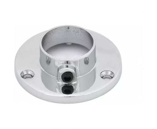 Держатель мебельной штанги Palladium удлиненный, d 25 мм, JF-49 CP 2 шт. СТ-00001084 