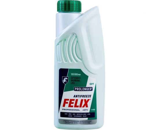 Антифриз FELIX PROLONGER-40 G-11, 1 кг, зеленый 430206030 