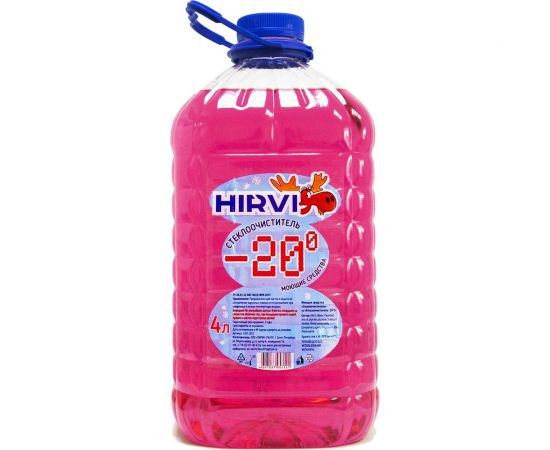 Очиститель стекол HIRVI зимний, -20, 4 л 043х340 