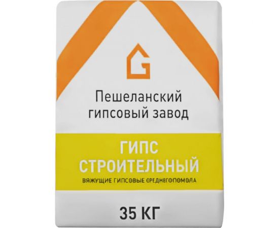 Строительный гипс Пешеланский гипсовый завод 35 кг STD_MSK_00005 