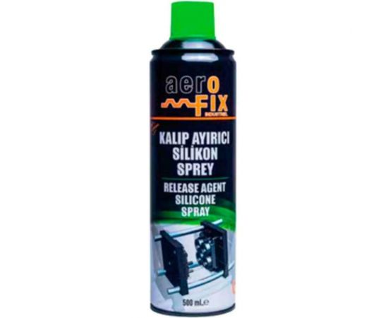 Разделительный силиконовый спрей для получения антиадгезивного покрытия в пресс-формах AEROFIX 500 мл 8680445751754 