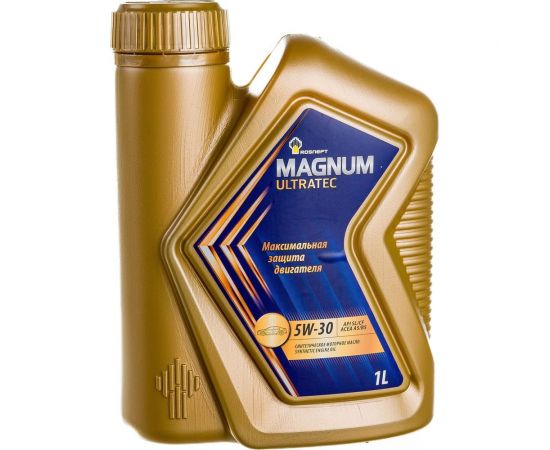 Моторное масло РОСНЕФТЬ Magnum Ultratec 5W-30 SL-CF синт. кан. 1 л 40815332 