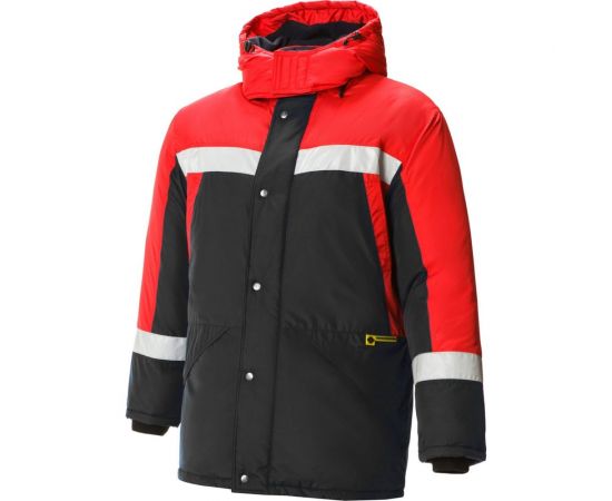 Утепленная куртка СОЮЗСПЕЦОДЕЖДА Марс черно-красная, р. 52-54, рост 170-176 2000000136974 