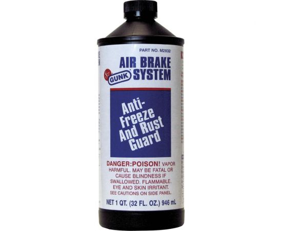 Антифриз и антикор для пневмосистемы тормозов и компрессоров 946 мл. GUNK M2832 