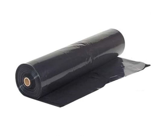 Полиэтиленовая пленка ООО Дом Плёнки Самара 80 мкм, черная, 100 м 4630046424735 